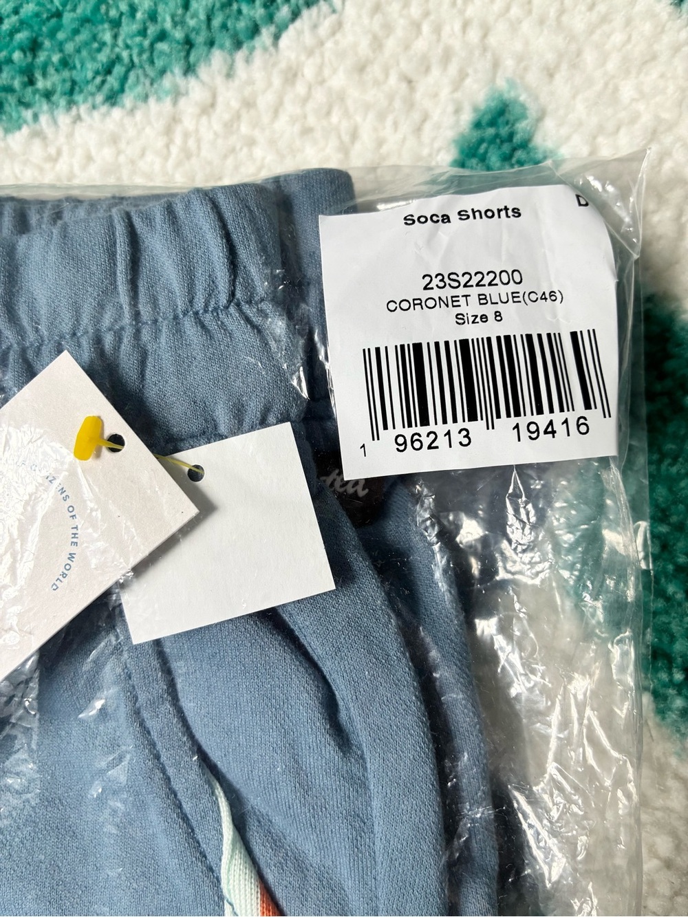 NWT - Tea Collection Soca Shorts (Coronet Blue) Size 8 - Picture 9 of 9